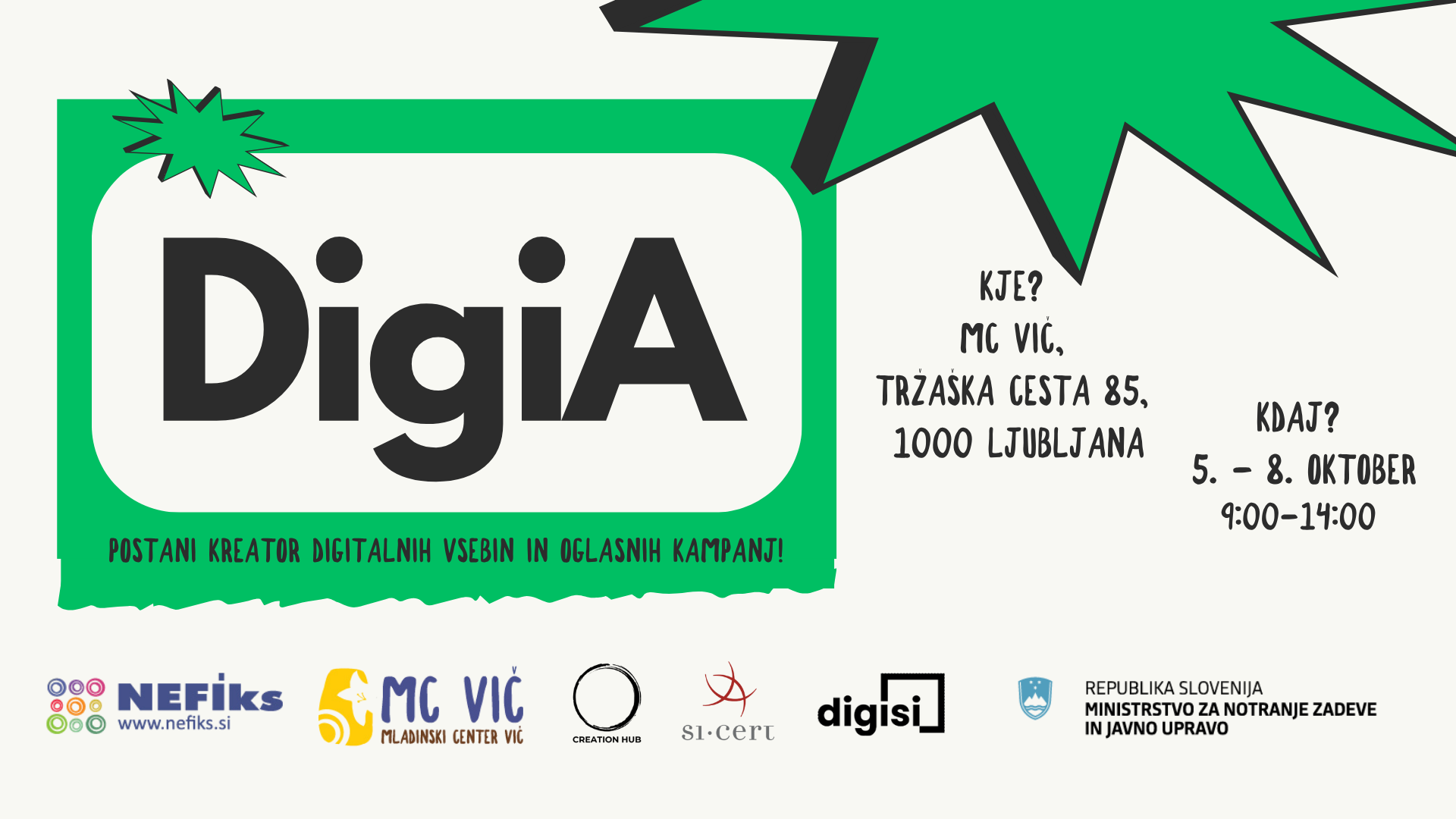 DigiA: Postani kreator digitalnih vsebin in oglasnih kampanj!